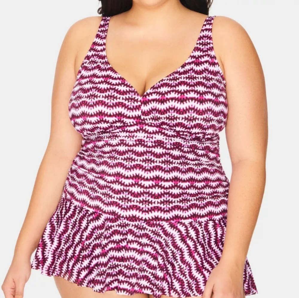 Swim solutions spring play swimsuit one piece 20w